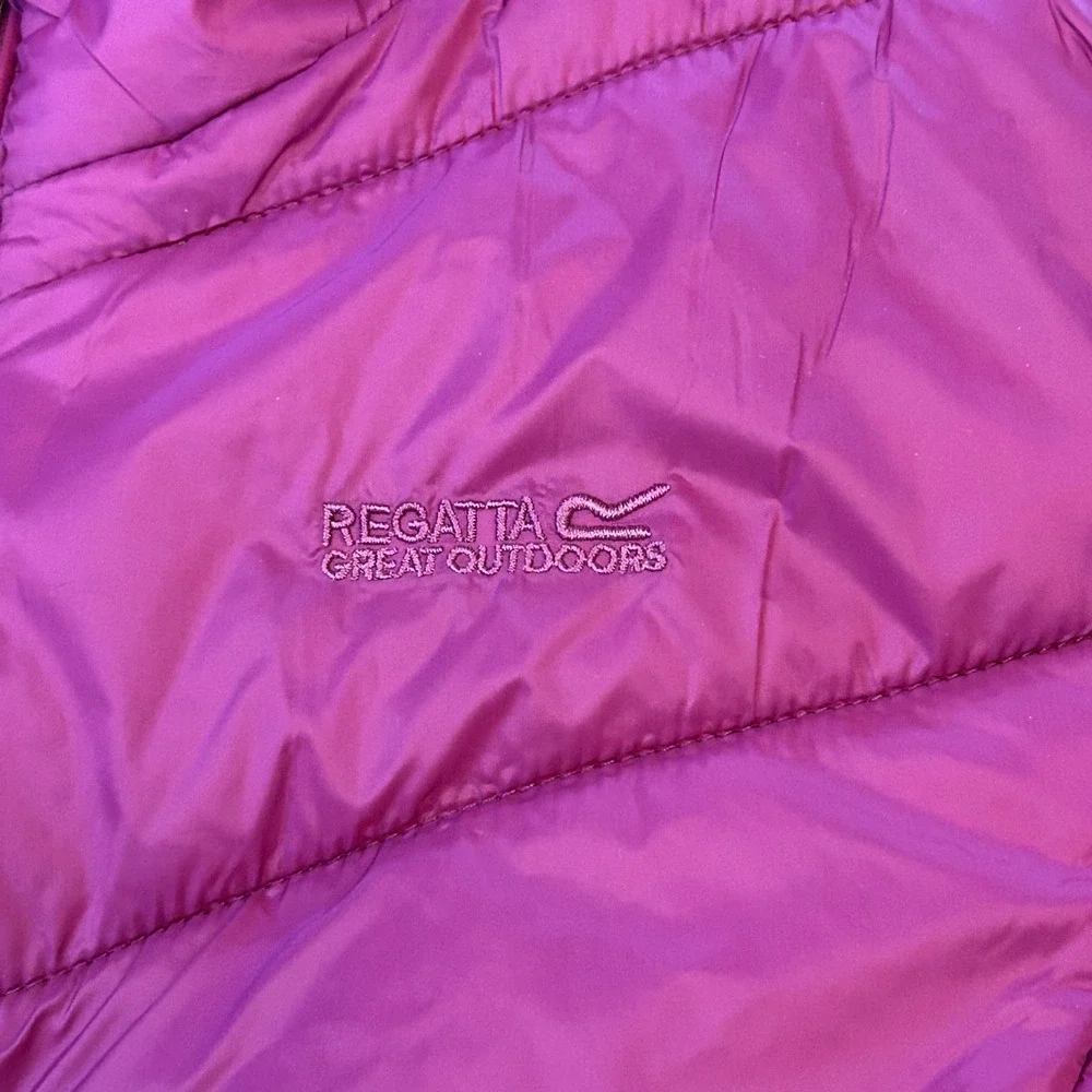 Regatta Puffer‎ Jacket Kids 15/16 Magenta Purple Good Quilted Zip Coat